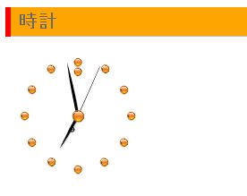 時計の図