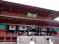 日光山輪王寺の本堂「三仏堂」。重要文化財