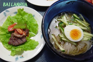 朝鮮冷麺と焼肉