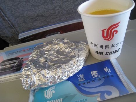 機内食（軽食）　中国国際航空Air China1