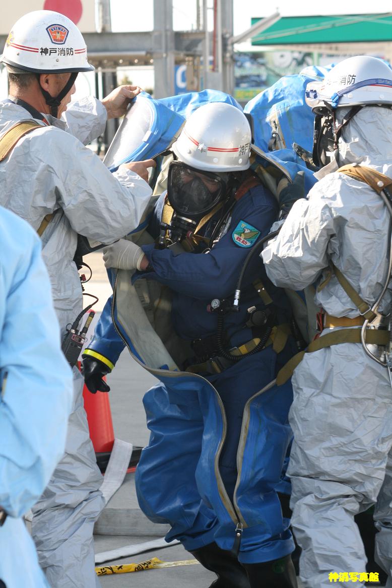 2008.3.17　北神分署　特殊災害対策訓練 051