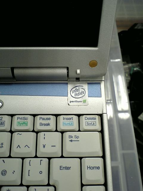 JA-169.ジャンクVAIOPC/BIOS表示OK/ノートパソコン