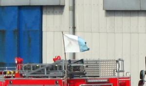 0002消防車の旗