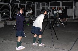 モータードライブ付きの3台の天体望遠鏡による天体観測会~1（小）