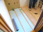 千葉県Ｓ様邸　トイレ床貼り、床下断熱材画像