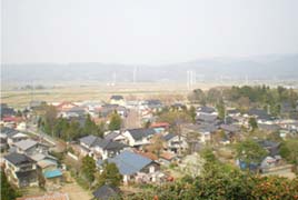 庄内町の風景